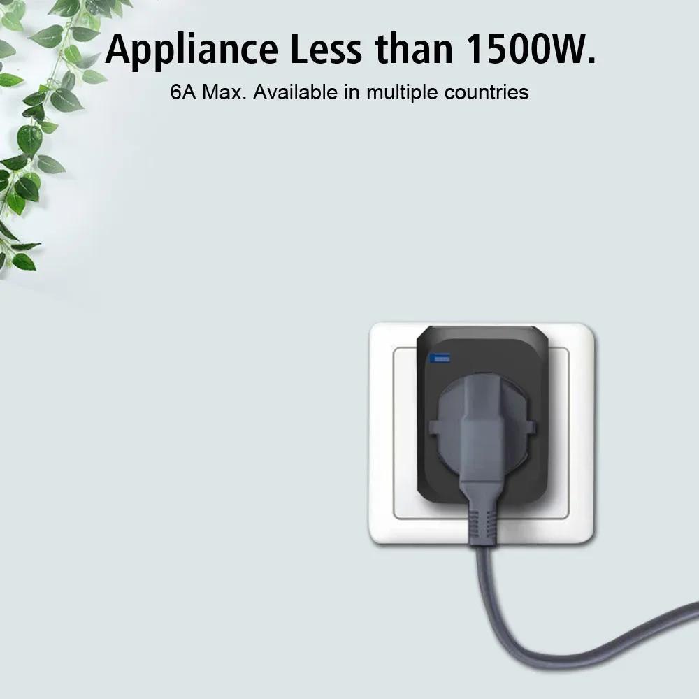 Universal All-in-One Travel Adapter US EU UK AU Plug with 3 Ports (2USB +1 Type C), Fast Wall Charger for Worldwide Travel Use