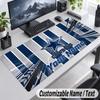Custom Name Text Mouse Pad Dallas Cowboys Personalized Desk Pad For Work And Gaming