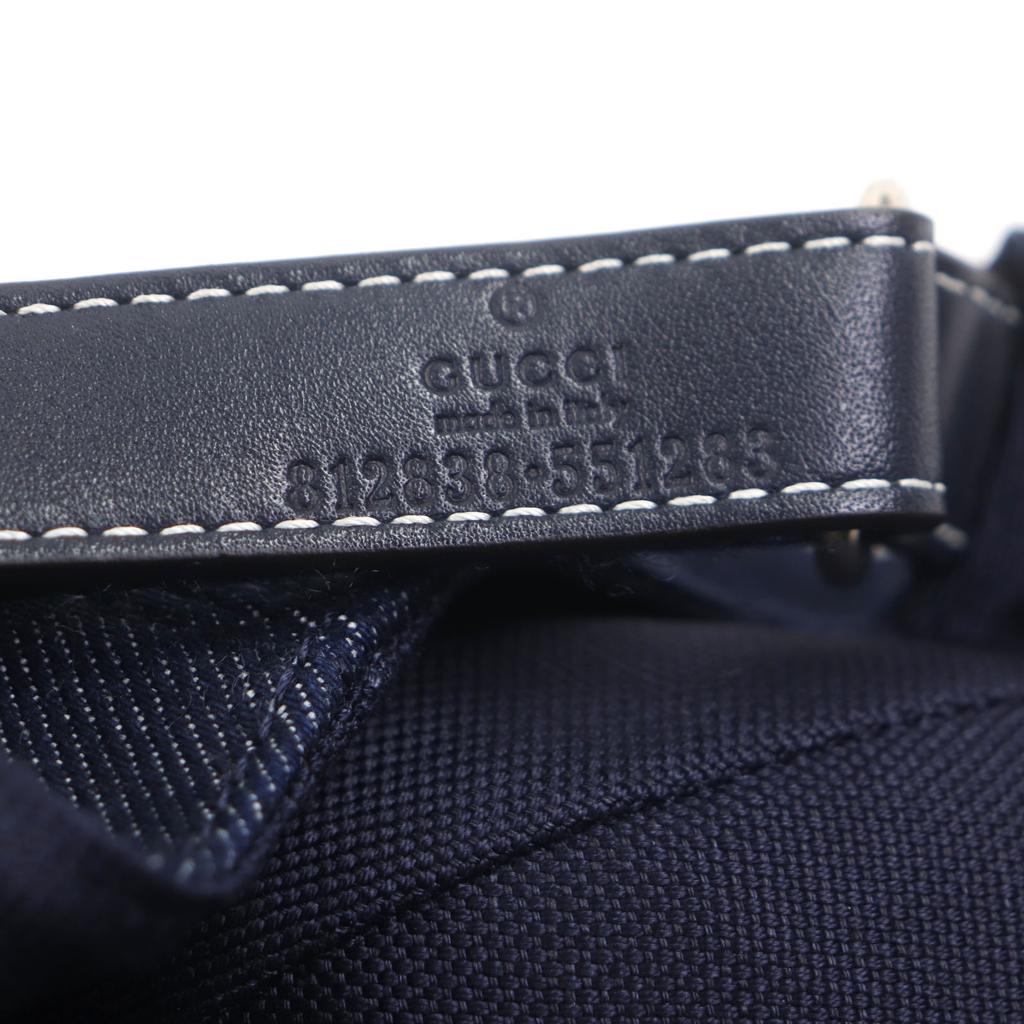 Excellent GUCCI cap Indigo cotton mens L 812838 Used