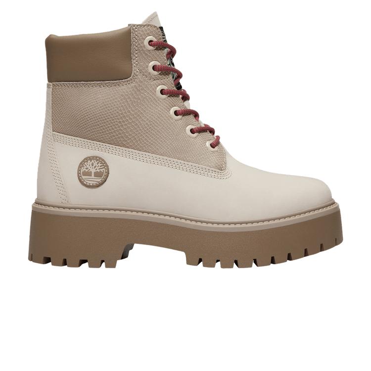 Timberland  Stone Street 6 Inch Premium Platform Boot Year of the Snake Women Sneakers White TB0A2H3C-EM3
