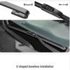 Applicable to Hyundai IX25 Wiper Frameless Silent, 2014-2021 Model Front and 2015-2019 Models.
