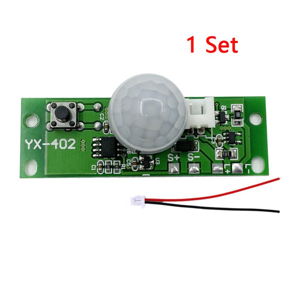 1-4 Sätze 3,7V Automatisches Solarlade-Schaltkreisplatine Nachtlicht-Steuerungs-Sensormodul Glasfaserherstellung Licht-an-Modi