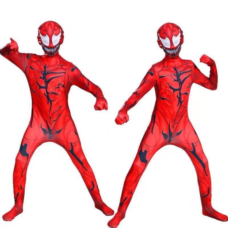 Venom Bodysuit Costume Adult Super Bodysuit Halloween Clothes Kids Venom