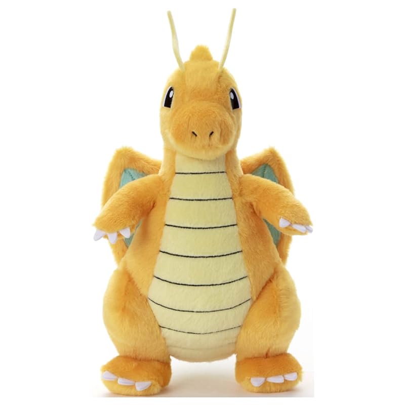 Takara Tomy Arts Pokemon I Choose You! Plush Dragonite, Approximately 27cm Tall