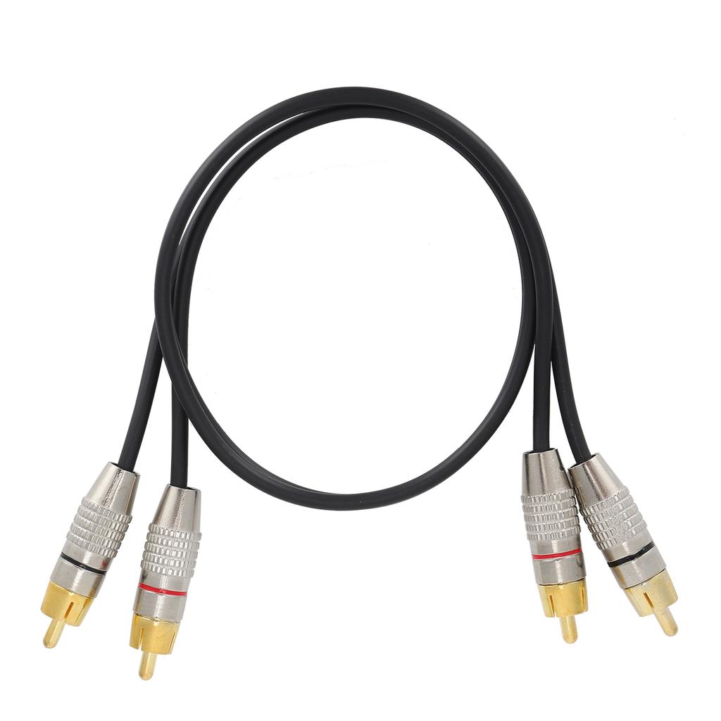 Audiokabel 2RCA-Stecker auf 2RCA-Stecker Audiokabel mit Aluminiumlegierungsstecker für Xbox 360