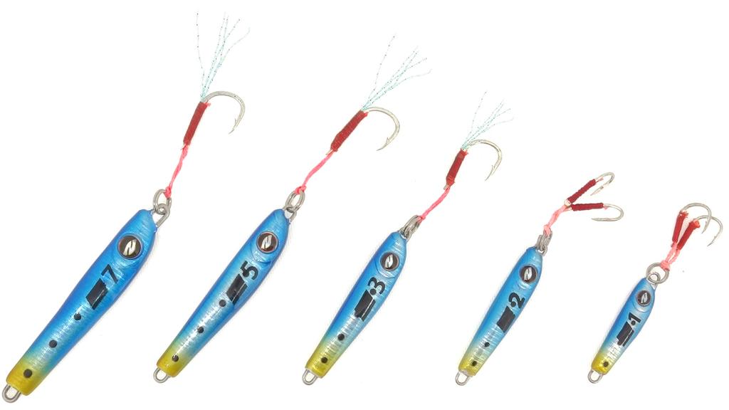 Abu Garcia Micro Jig Slim 1g Holo Shirasu Metal Jig Small Metal Jig SSMJSL1-HLSRU