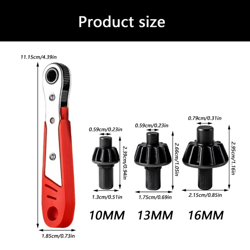 Multiple Angle Professional Ratcheting Socketing Wrenches Spanner With 36 Toothed Design For Narrow Space Mechanical Repairs