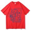 Summer Unisex Tshirt Printed With Patterns Summer Short Sleeved Street Style Casual Pure Cotton Clothing Tshirt