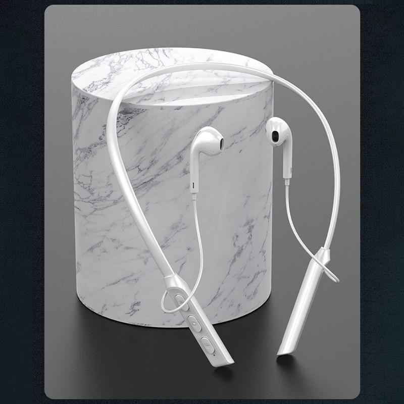 Bluetooth Słuchawki z pałąkiem na kark Stereo Bezprzewodowe słuchawki douszne Magnetyczne słuchawki sportowe z mikrofonem do smartfona