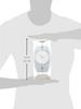 Seiko Clock BZ334S Analog Table Silver Metallic Clock,