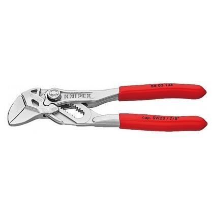 Mini pince-clé - KNIPEX - WERK 86 03 125 - Acier chrome-vanadium - 125mm - 11 positions de réglage