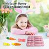 Easter Bunny Chocolate Silicone Mold, Home Diy Cake And Candy Mold, Baking Silicone Mold