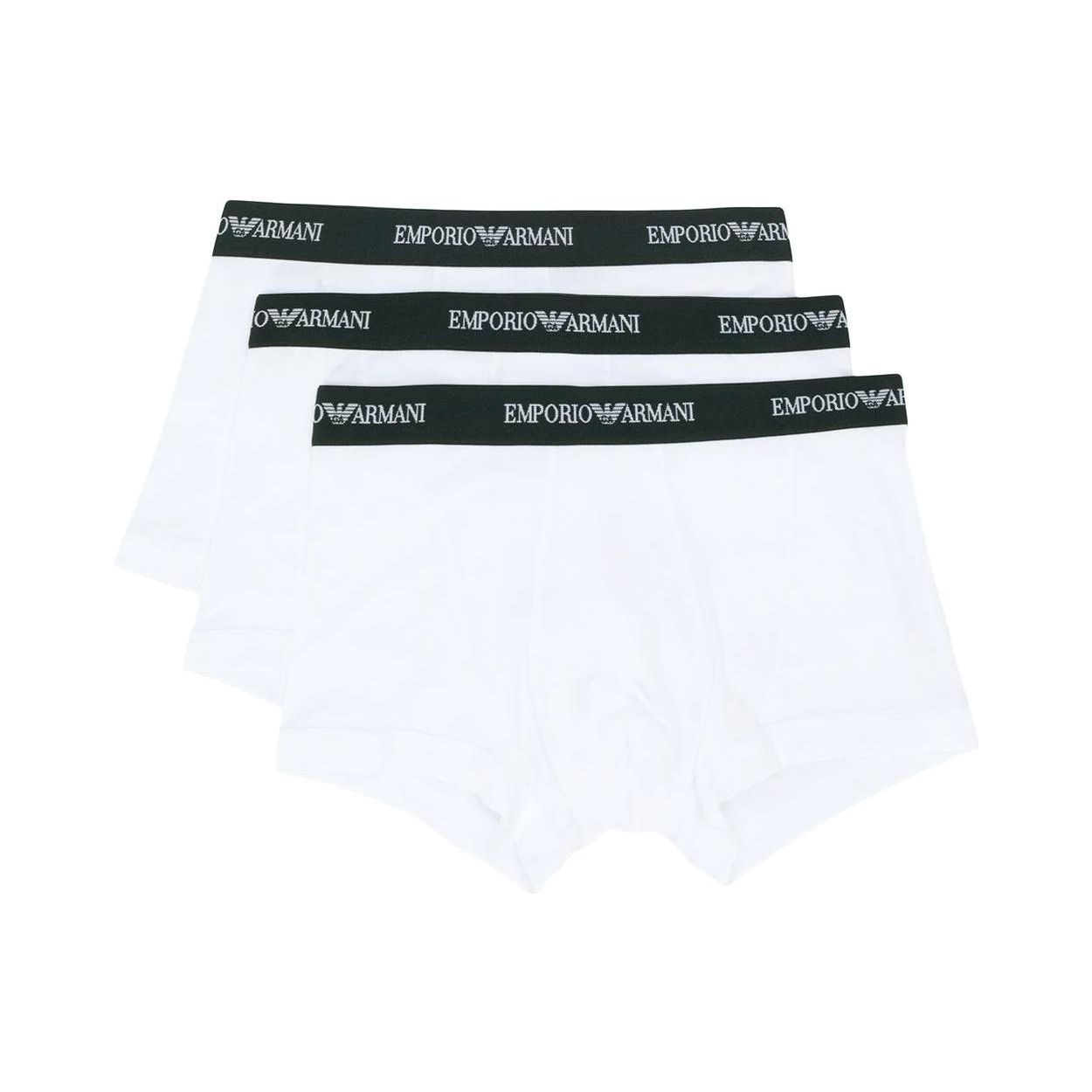 Emporio Armani Logo Waistband Boxer Shorts Men underwear White 111357CC71700110 M