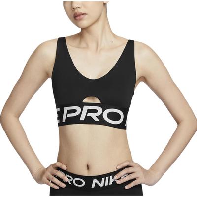 Pro Indy Comfortable Breathable Stretch Letter Jacquard Padded Sports Bra Women Underwear Black White HF7325-010