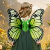 Flapping Halloween Costume Christmas Birthday Party Princess Cosplay Gift Electric Wings Electric Light Up Fairy Wings
