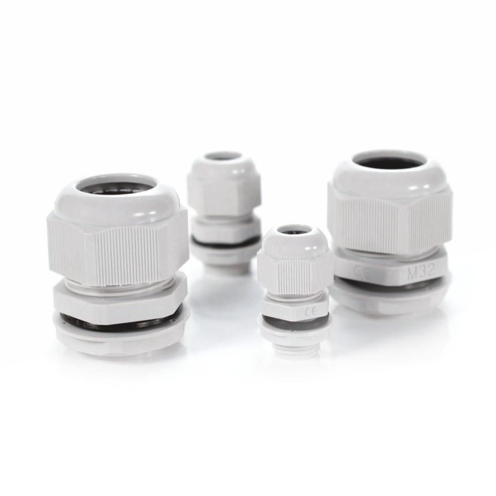 Cable Gland MG-12 for Cable Dimensions (3-6.5mm) IP68, 10 Pcs