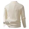Autumn/Winter 2025 Men's Half-High Collar Knit Zipper Sweater - European American Fashion Pullover