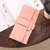 2024 Women's Tri-Fold Leather Wallet: Chic Korean Style Multi-functional Card Holder Bag