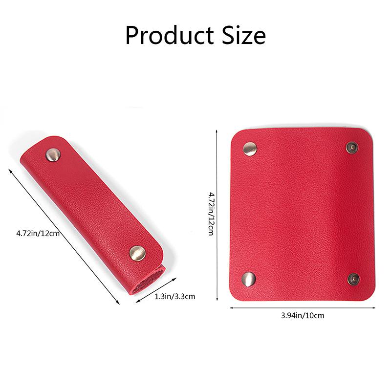 Gepäcktasche Griff Wrap Leder Schutzhülle Tasche Zubehör Schultergurt