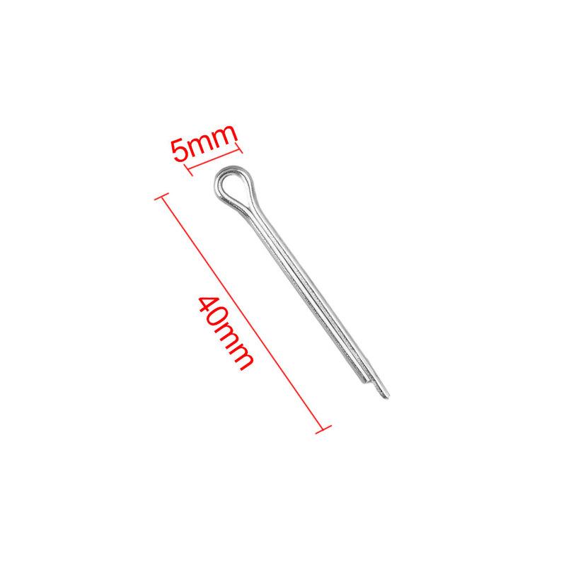 10pcs/lot Mountain Road Bike Lock Pins Hydraulic Bicycle Disc Brake Pad Fixing Stainless Steel Split Pin 4cm Cotter Lock Pin