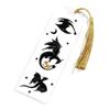 Transparency Black Dragon Book Mark Gothic Punk Reading Supplies Anime Book Tags  Collection