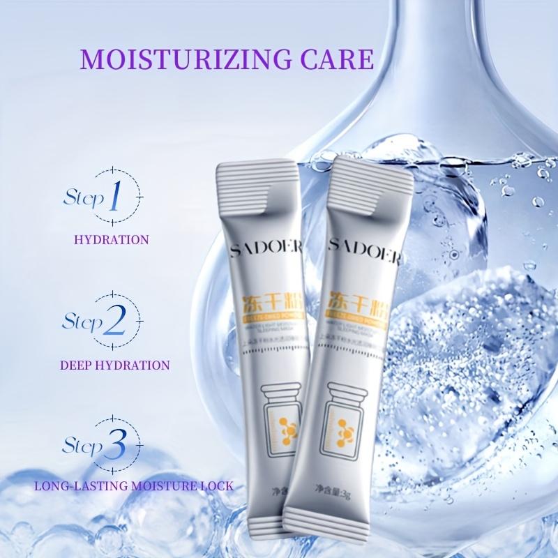 The Freeze-dried Powder Water-clear and Moisturizing Sleeping Mask Hydrates and Moisturizes, Rejuvenating the Skin