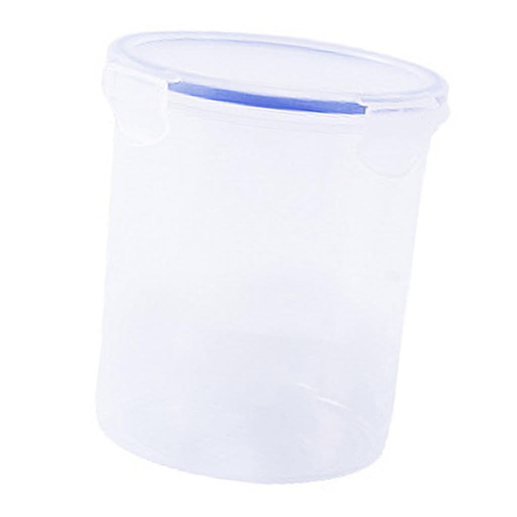 Food Storage Jar 800ml Pantry Canister Plastic Tight Sealing Multi Purpose Food Container for Cereal Grains Kitchen