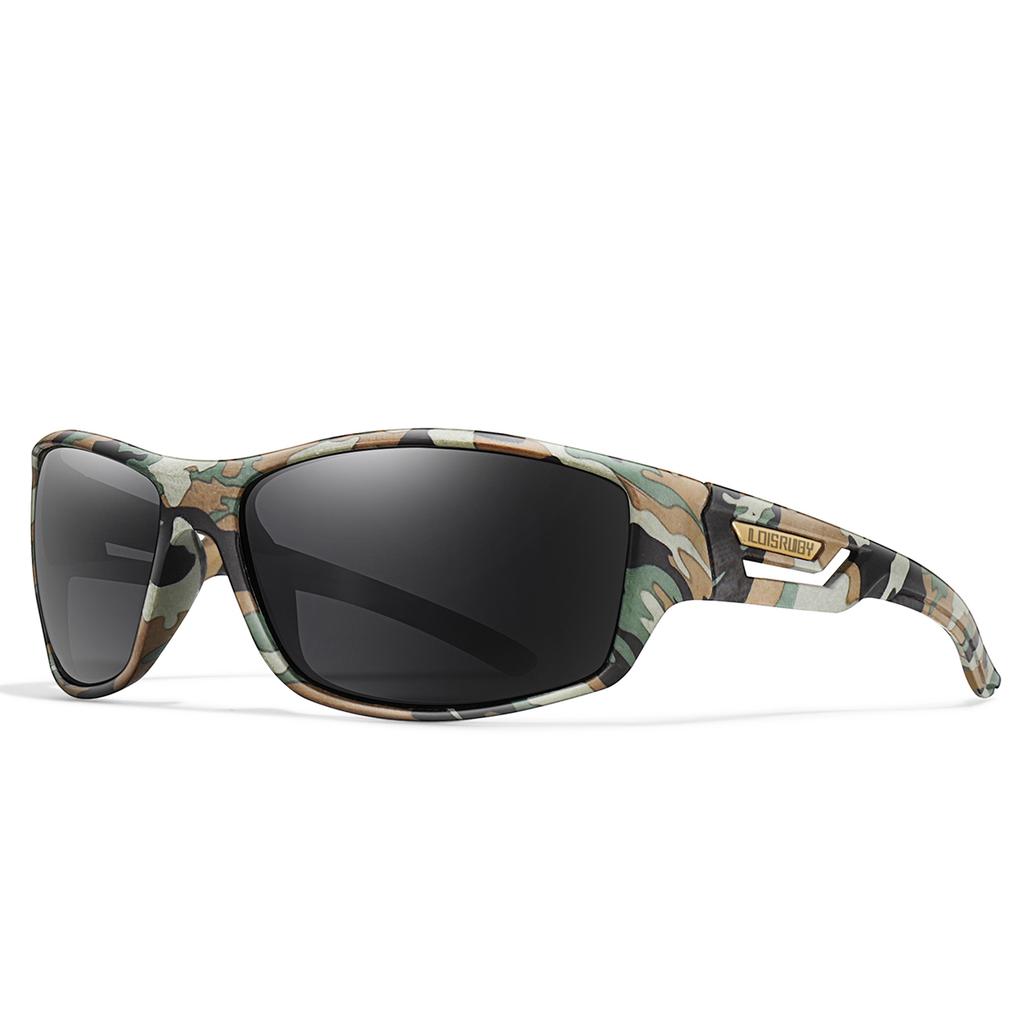 Polarized Fishing Sunglasses Men Camo Military Style Festival Gifts UV400 For Cycling Riding, Running, Fishing And Driving