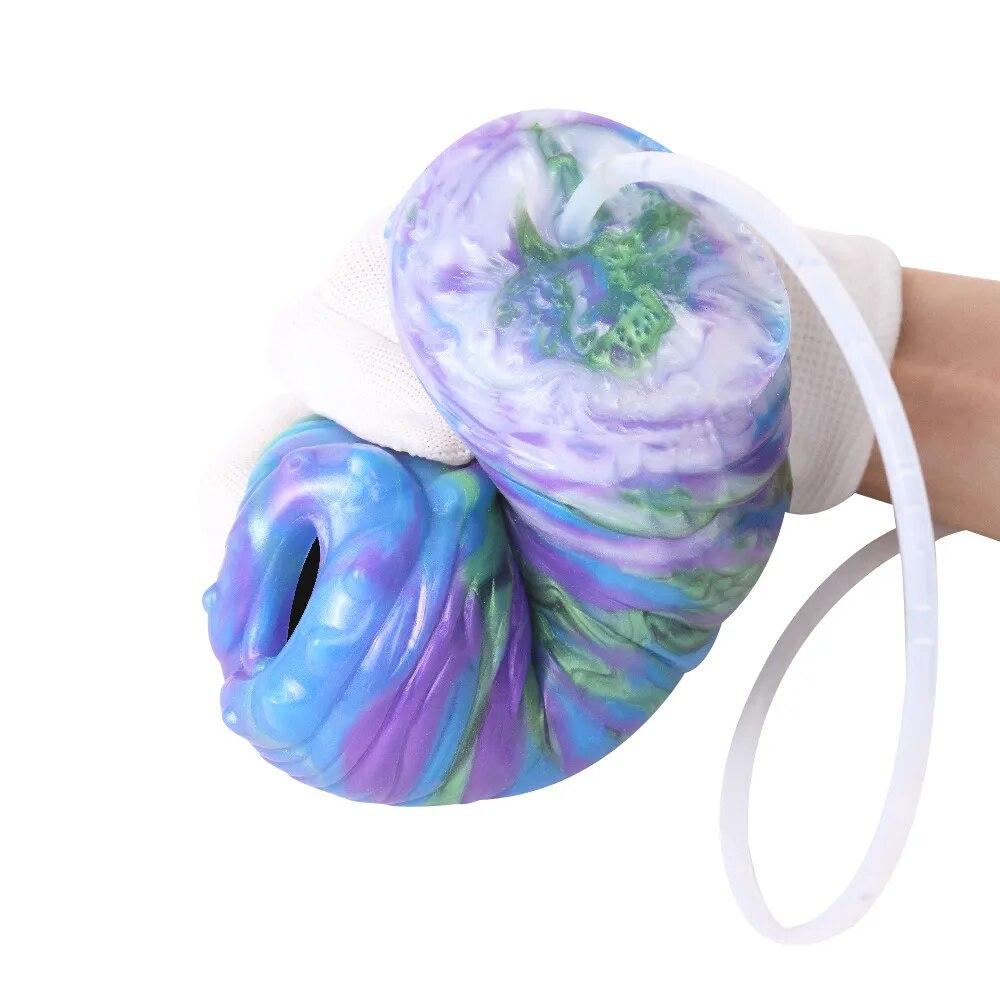 Water Squirting Masturbation Cup Silicone Masturbator for Men Manual Penis Training Sex Toy Gay Pussy Doll Vagina