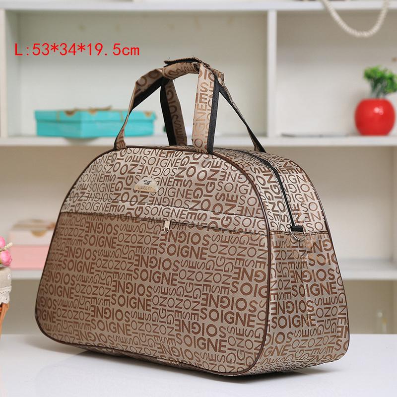 Large Capacity Handbag Travel Bag for Women Fashion Cartoon Luggage Bag Men Weekend Travel Bag Waterproof Shoulder Travel Duffle