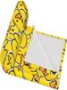 Cute Cartoon Duck Throw Blanket for Bed Sofa Couch  Soft Cozy Fleece Lightweight Yellow Ducks x Inches