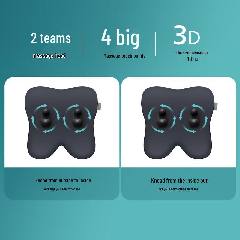 Philips beheiztes Lenden- und Rückenmassagekissen