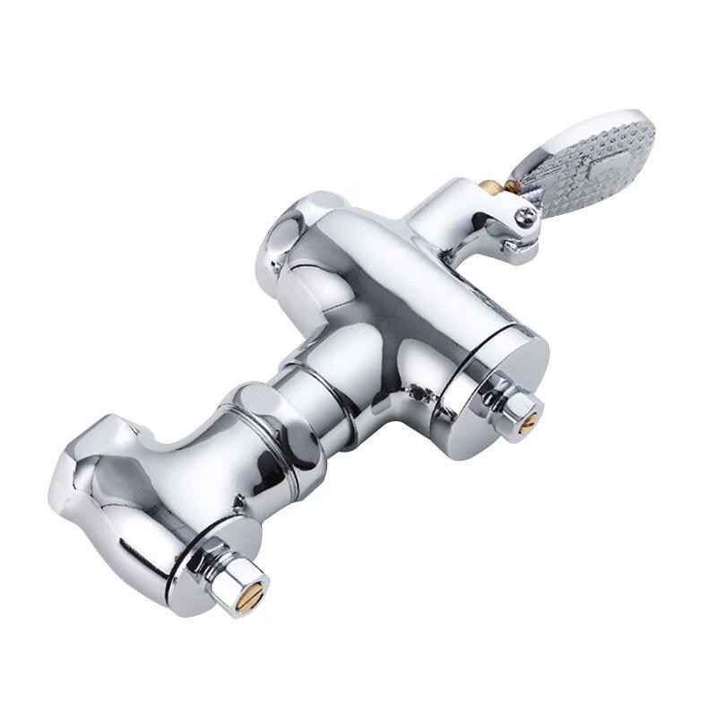 Bingyu BY-7080 Adjustable Copper Foot Pedal Flush Valve Foot Pedal Flush Valve