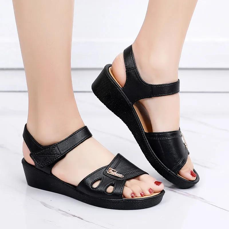Sandalias Women Fashion Sweet Peep Toe High Quality Spring & Summer High Heel Shoes Lady Casual Comfort Beige Sandals Ab536