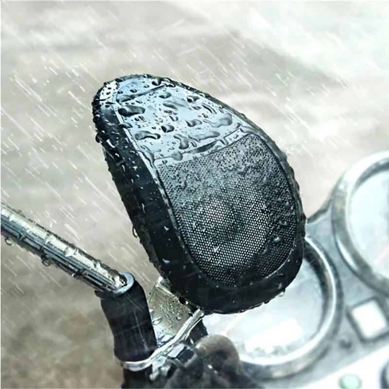 Wasserdichter Motorradroller MP3-Player Bluetooth-Lautsprecher Audio FM-Radio für 10MM Spiegel
