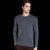 Antonio Men's Machine Washable 100% Worsted Wool Round Neck Sweater
