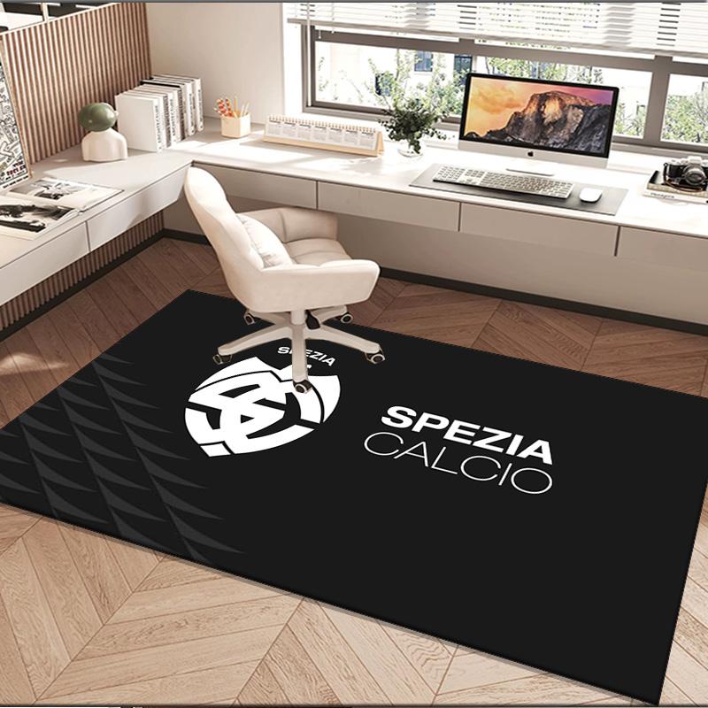 1PC rug Spezia Fc Crest Design Carpet, Chair Rug,Area Rug for Office Bedroom living rooms bedroom, Doormat decor Christmas fan gifts