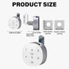 Secure Multiple Unlock Drawer Lock Fingerprint Card & Keypad Entry Intelligent Fingerprint Lock for Furniture Security