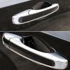 For Jeep Compass 07-2016 Bright Chrome Outside Door Handle Frame Cover Trim