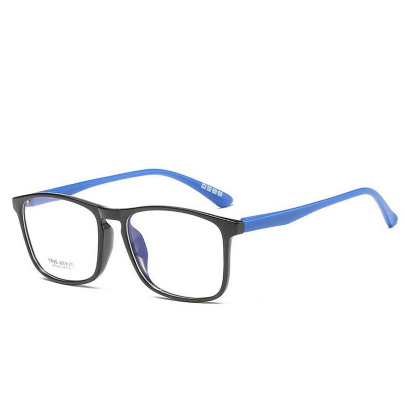 Big Frame Square Nearsighted Glasses TR90 Spring Leg Prescription Eyeglasses Diopter -0.5 to -6 Fashion Shortsighted Lens