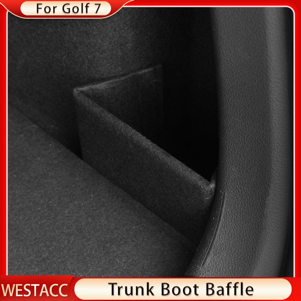 Car Trunk Boot Baffle For Volkswagen VW Golf 7.5 MK7.5 2017 - Trunk PartitionTail Box Storage Baffle