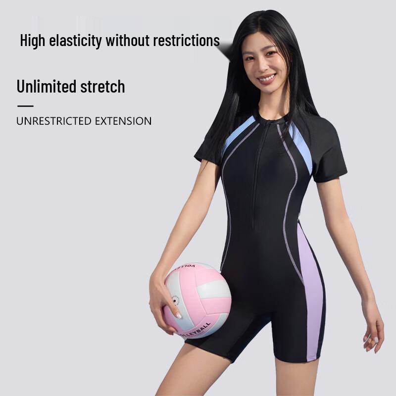 Xujian Women's One-Piece Racing Swimsuit