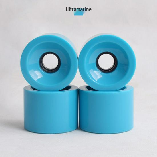 Mehrfarbige 78A High-Rebound Weiche PU-Räder für Street-Cruising - Longboard, Skateboard, Roller