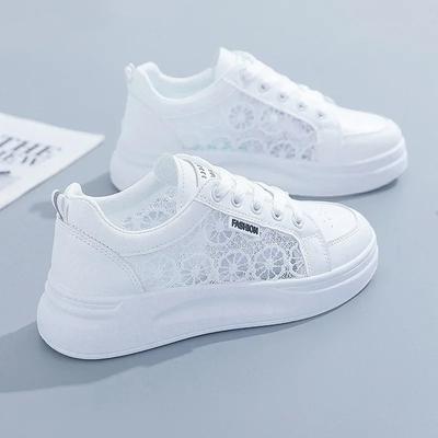 Baskets en maille respirantes pour femmes, chaussures de sport légères et décontractées à plateforme pour l'été, édition 2025