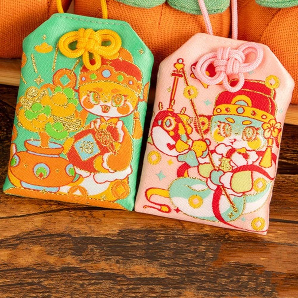 Cartoon Amulet Bag Snake Hanging Ornaments National Style New Year Small Sachet Birthday
