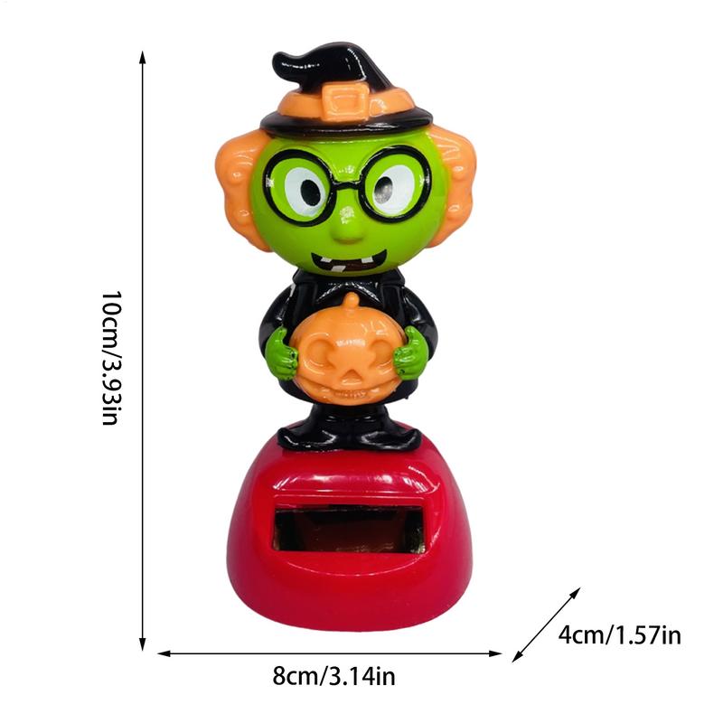 Zonne-dansende figuurtjes Zonne-dansend ornament Cartoon Geanimeerd Halloween Dashboard Accessoires Voor Huis Woonkamer Voertuig