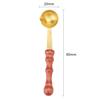 Retro Wax Seal Melting Furnace Solid Wood Oven Furnace Wax Pot Beads Sticks Heater Wax Warmer Decorative Craft for Candle Stamp