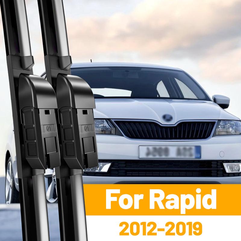 24"+16" Front Wiper Blades For Skoda Rapid 2012-2019 NH Sedan Hatchback Spaceback Windshield Windscreen Window 2013 2015 2018