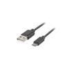 LANBERG LANBERG USB CABLE 2.0 MALE/MICRO USB MALE QUICK CHARGE 3.0 1.8M BLACK