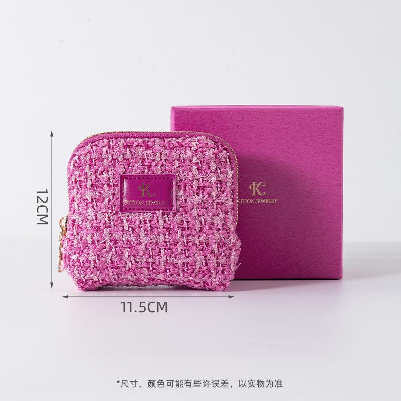 New Xiaoxiangfeng Jewelry Storage Bag Portable Mini Layered Storage Bag Ring Bracelet Jewelry Sorting Bag 12 11.5cm